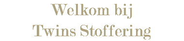 Welkom bij Twins Stoffering